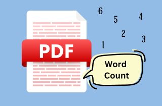 feature pdf word count