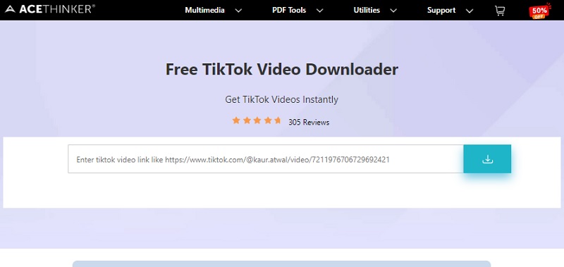 download tiktok videos on pc online acethinker access tool