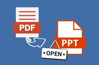 feature open pdf in powerpoint