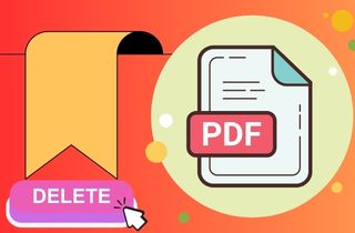 feature remove bookmark from pdf