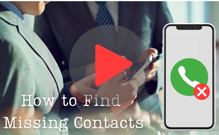 find ios missing contact icon