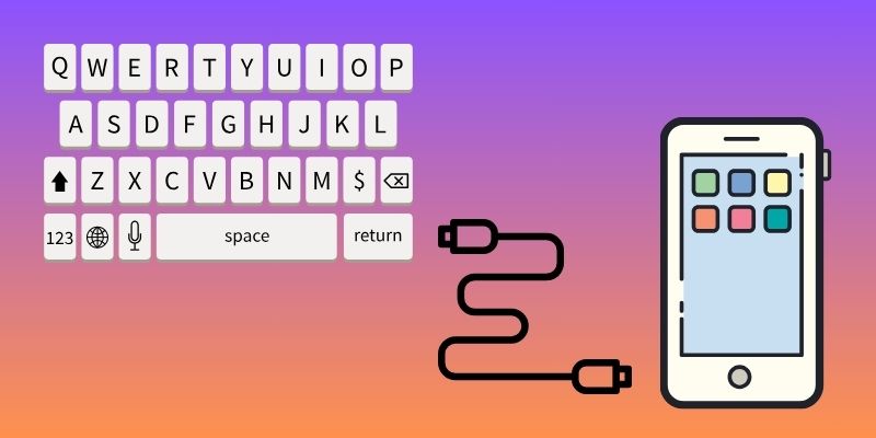 connect keyboard to iphone