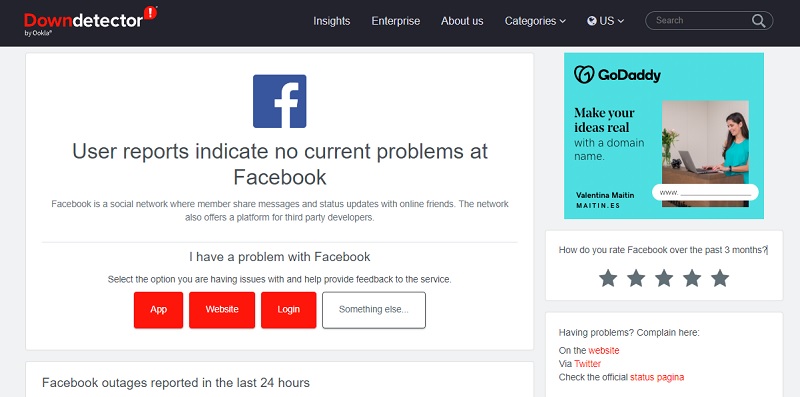 content isnt available right now facebook check server