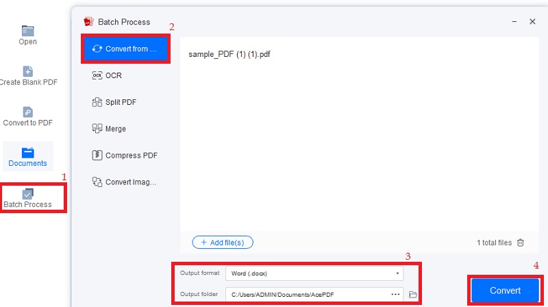 import pdf and convert to pages format