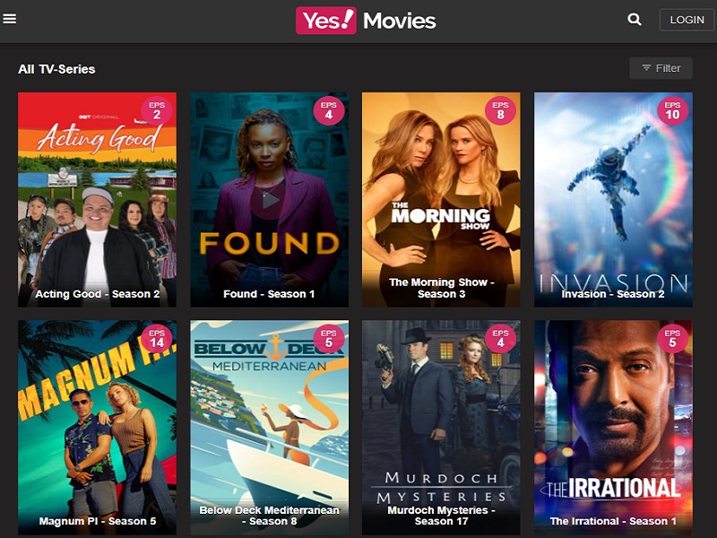  yes!movies interface
