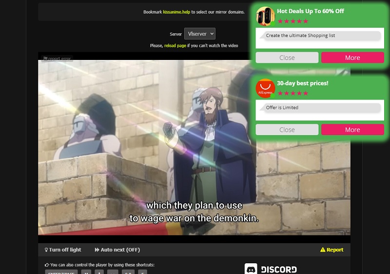 kissanime streaming subbed anime