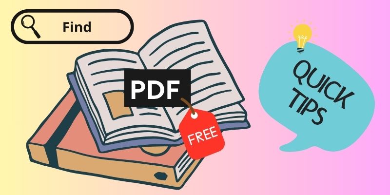 tips in finding pdf books