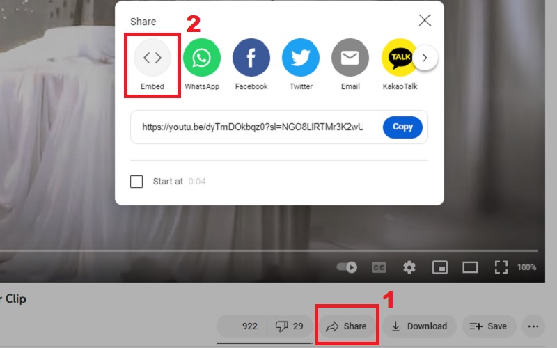 youtube embed autoplay obtain embed code