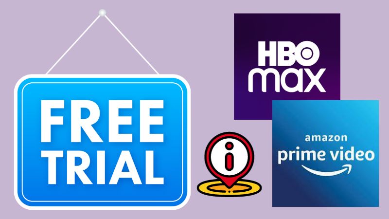 hbo max + amazon prime free trial information