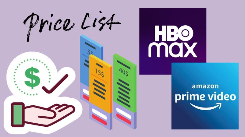 hbo max + amazon price lists