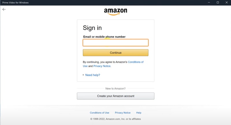 access amazon and sign in your account