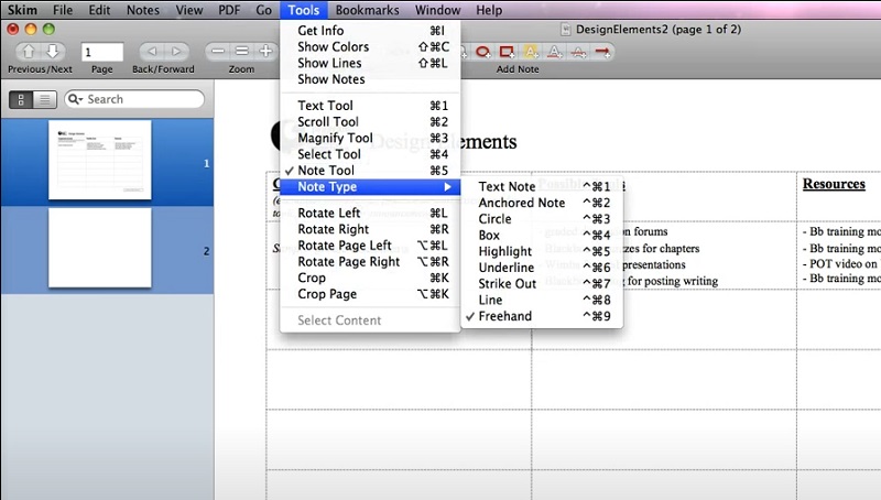 skim pdf viewer on mac