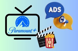 does paramount plus have commercials feature