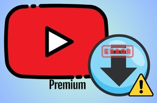 feature youtube premium download not working