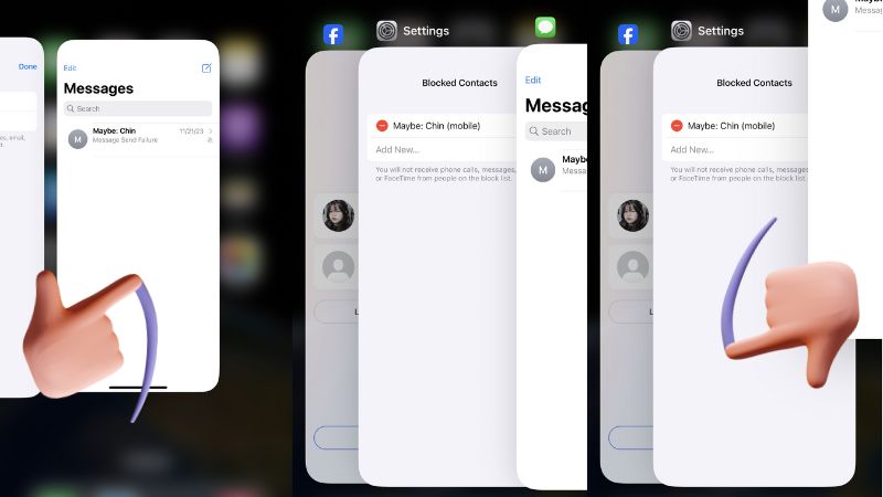 restart messages app