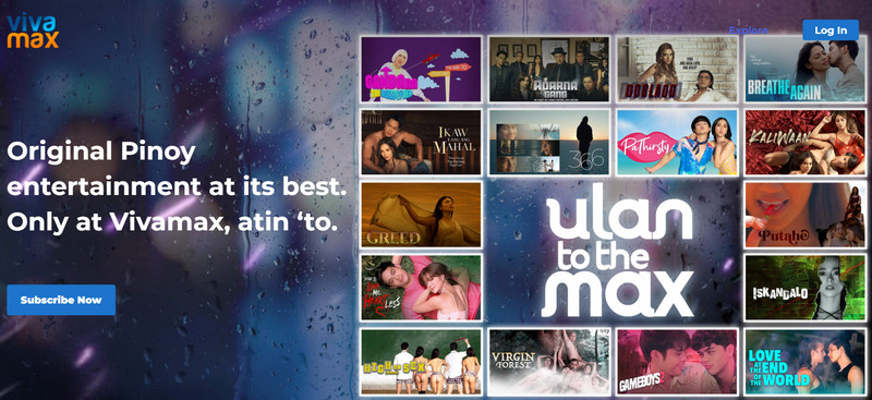 viva films movie site interface