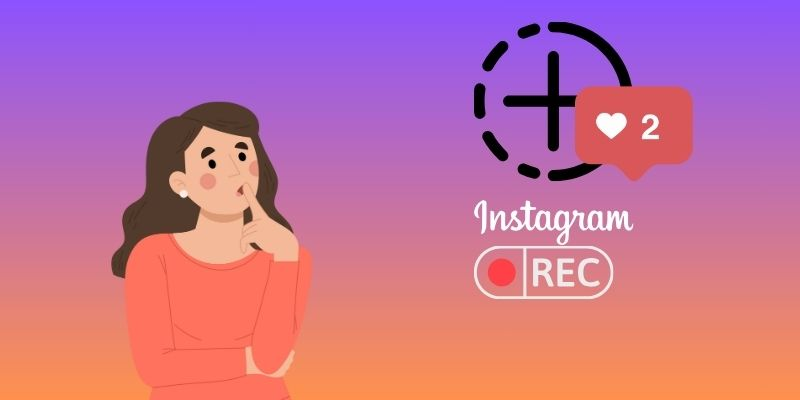 Alt text: can you screen record instagram stories
