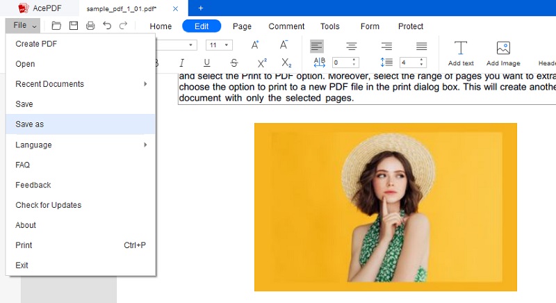 add image to pdf ace pdf save your pdf with an image.