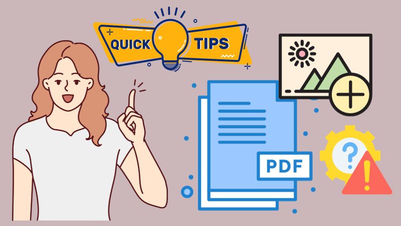 add image to pdf tips and solutions to common image insertion issues.