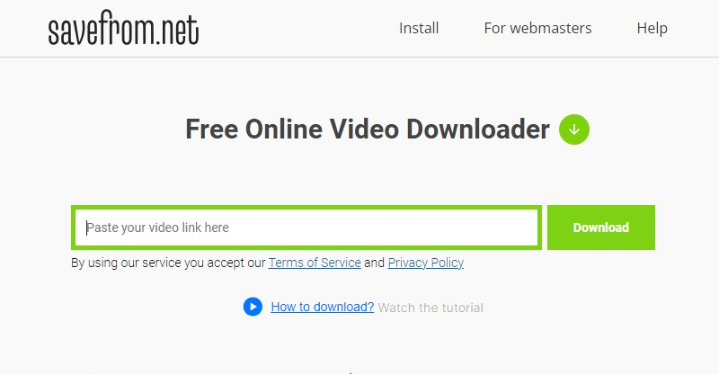 online youtube stream video downloader interface