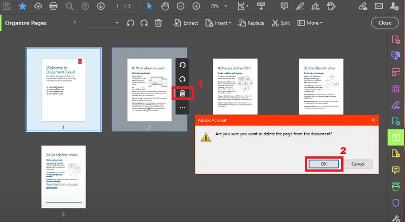 edit pdf in adobe reader delete page to pdf.