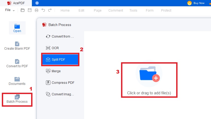 organize pdf acepdf add your pdf file.