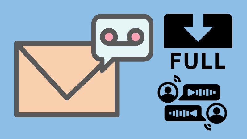 make your mailbox full by messaging yourself