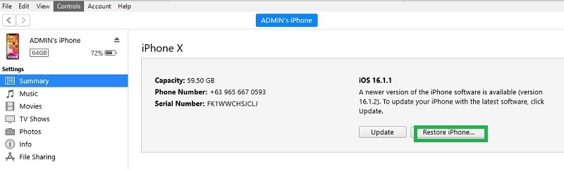 open itunes, connect device, and choose restore ipad from the options