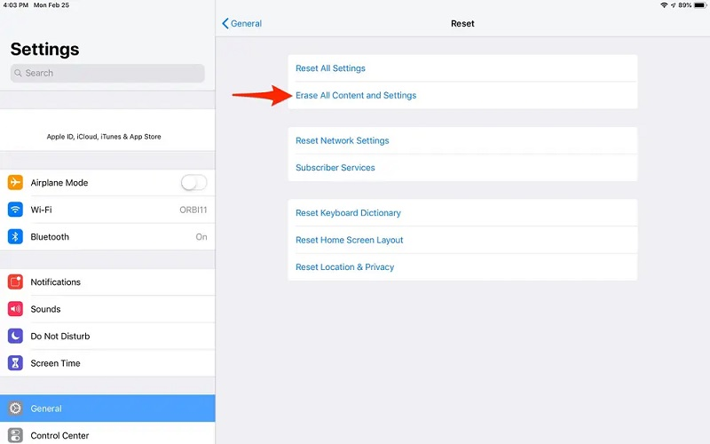 do system repair through factory reset