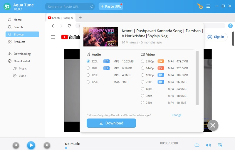 search your favorite song to download