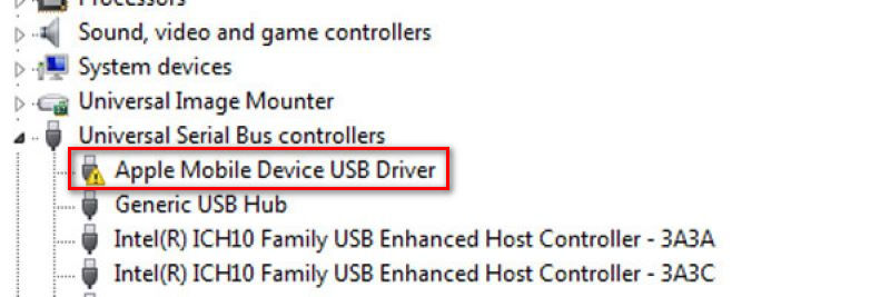 nable apple mobile device usb driver