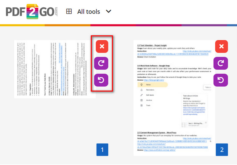 mise en page individuelle