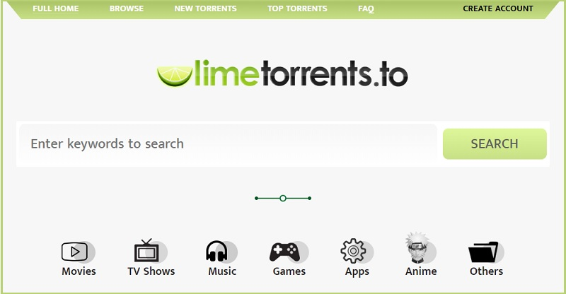 limetorrents interface