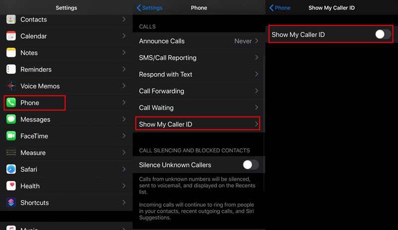 hit phone settings to call someone who blocked you