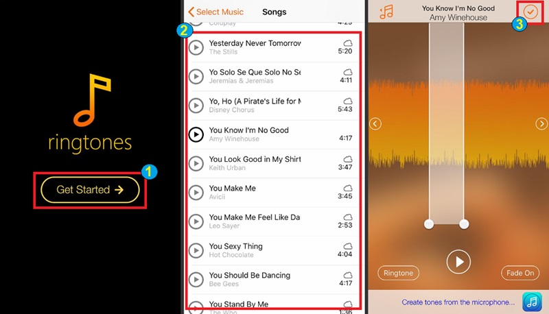customize ringtone on ringtone designer