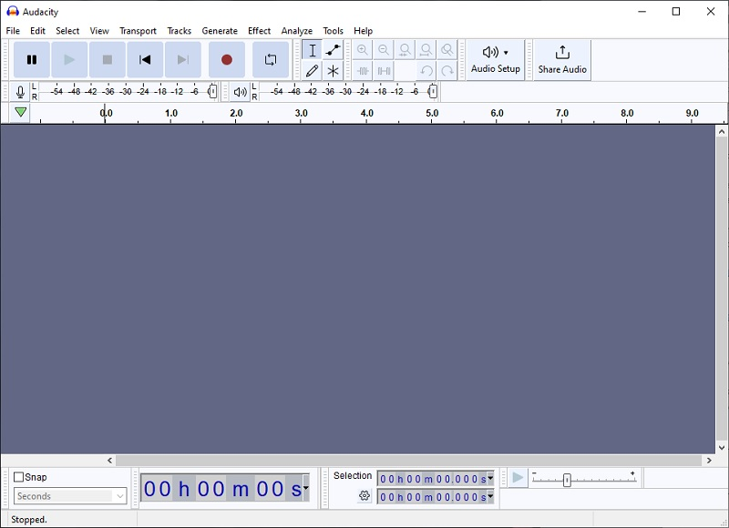 audacity interface