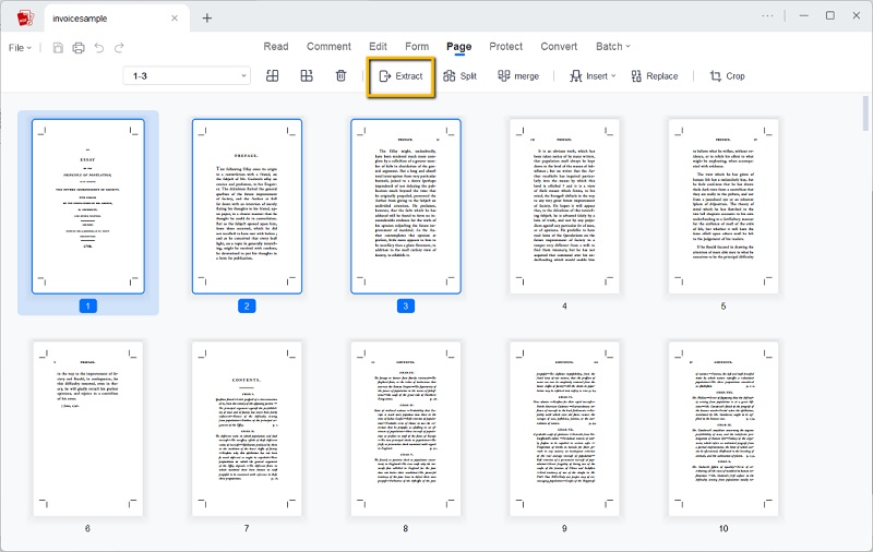 extract pdf