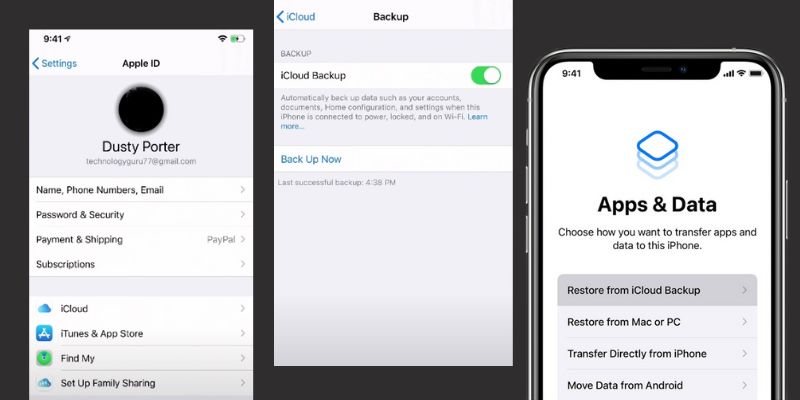 recover deleted photos using icloud backup