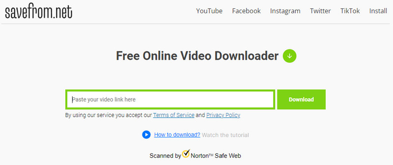 download video with savefrom.net