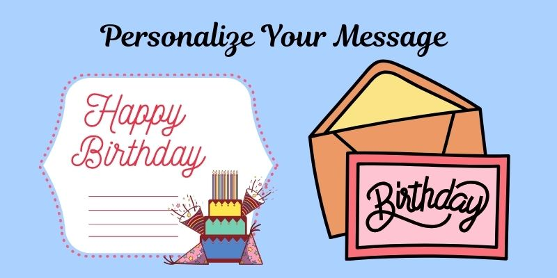 personalize your message