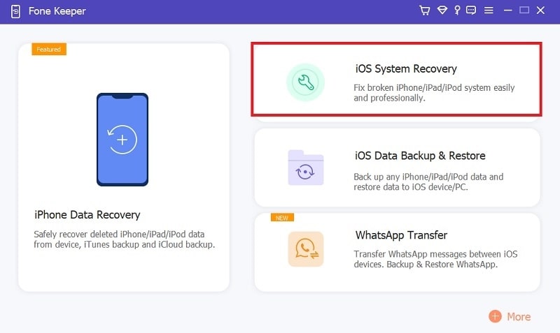 ios system interface