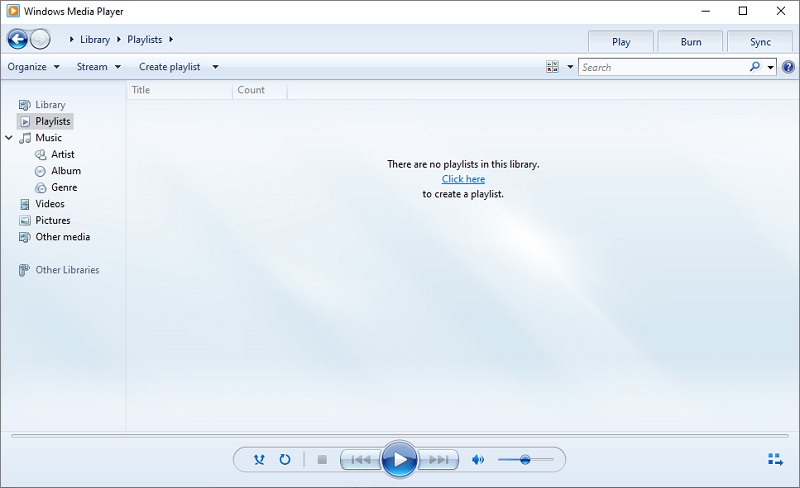 windows media player
