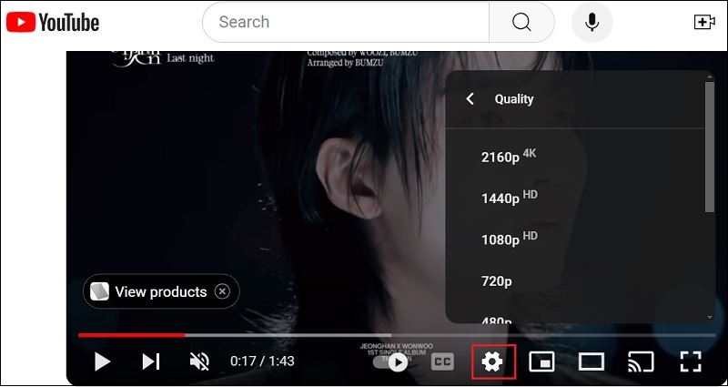 adjust video resolution