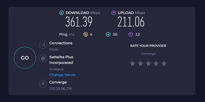 check internet connection
