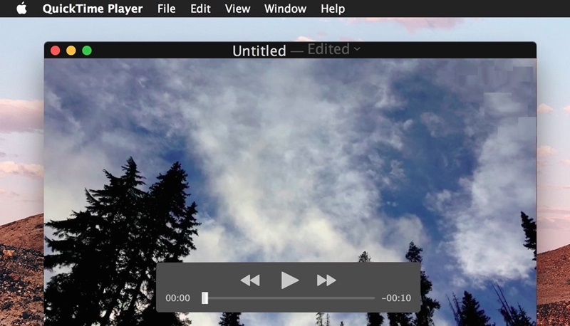 quicktime player interface