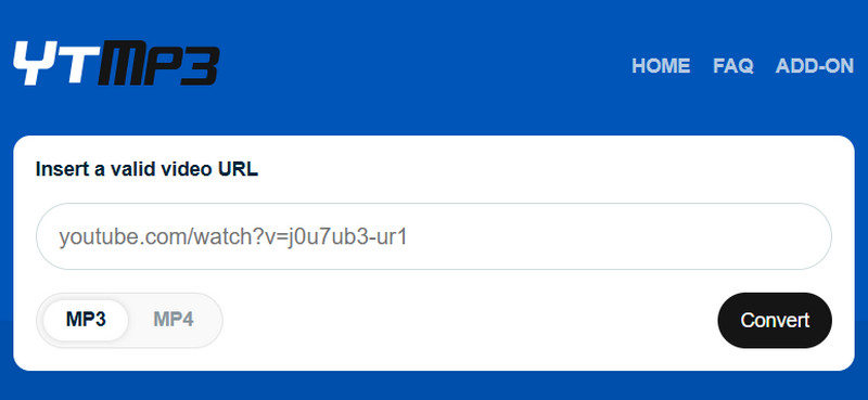 ytmp3 interface