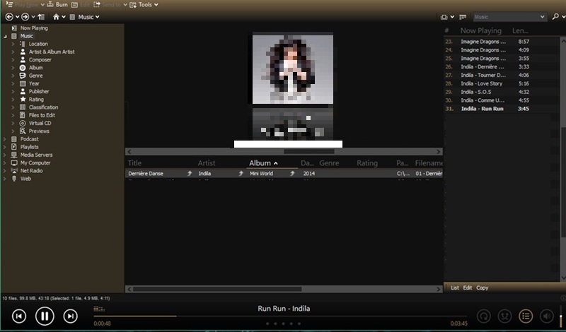 mediamonkey interface