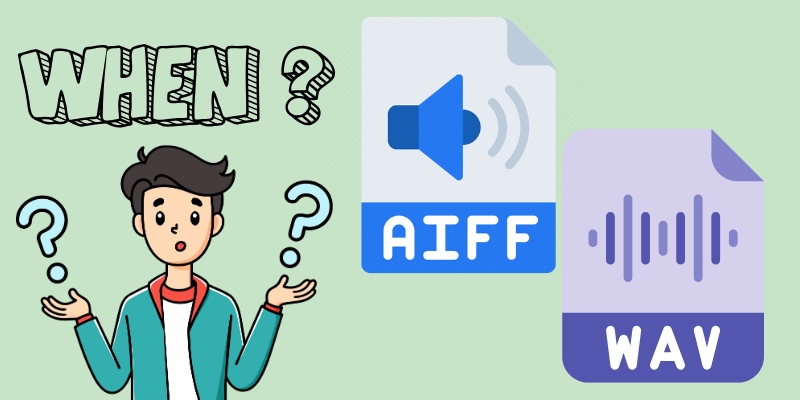 aiff vs. wav when to apply