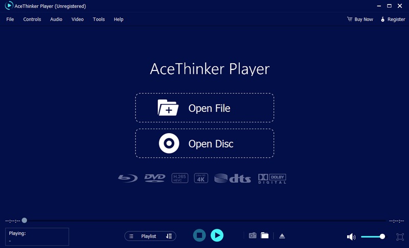 acethinker player interface