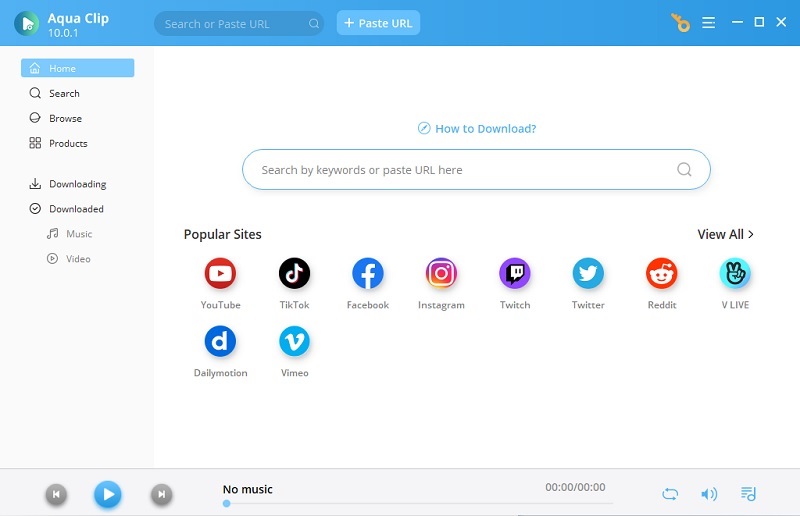 aqua clip interface